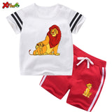 toddler boys clothing set kids Summer Baby Clothes Set  girl casual sport outfit children Clothes anime t shirtSuit Cartoon 2020