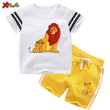 toddler boys clothing set kids Summer Baby Clothes Set  girl casual sport outfit children Clothes anime t shirtSuit Cartoon 2020