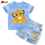 toddler boys clothing set kids Summer Baby Clothes Set  girl casual sport outfit children Clothes anime t shirtSuit Cartoon 2020