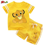 toddler boys clothing set kids Summer Baby Clothes Set  girl casual sport outfit children Clothes anime t shirtSuit Cartoon 2020