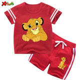 toddler boys clothing set kids Summer Baby Clothes Set  girl casual sport outfit children Clothes anime t shirtSuit Cartoon 2020