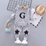 New Boys Clothing Sets Spring Autumn Baby Kids Sets Cotton Star Boy Tracksuits Kids Suits Long Sleeve T Shirt+Pants Free shipp