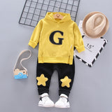 New Boys Clothing Sets Spring Autumn Baby Kids Sets Cotton Star Boy Tracksuits Kids Suits Long Sleeve T Shirt+Pants Free shipp