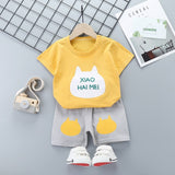 Unni-yun Casual Baby Kids Sport Clothing Plaid Lion Clothes Sets for Boys Costumes 100% Cotton Baby Clothes 6M -4 Years Old