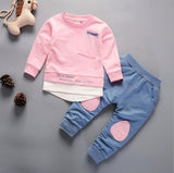 New Boys Clothing Sets Spring Autumn Baby Kids Sets Cotton Star Boy Tracksuits Kids Suits Long Sleeve T Shirt+Pants Free shipp