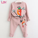 LZH Girls Clothing Sets Autumn Winter Toddler Girls Clothes Outfit Kids Tracksuit For Girl Suit Children Clothing 3 4 5 6 7 Year