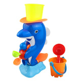 Kids Shower Bath Toys Cute Yellow Duck Waterwheel Elephant Toys Baby Faucet Bathing Water Spray Tool Dabbling Toy Dropshipping