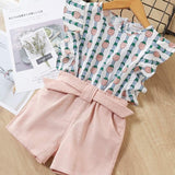 Bear Leader Girls Clothing Sets New Summer Sleeveless T-shirt+Print Bow Skirt 2Pcs for Kids Clothing Sets Baby Clothes Outfits