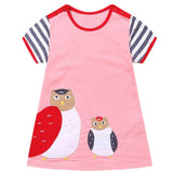 Jumping meters Princess kids clothing dresses girls summer all printed watermelan  children clothes tunic tutu dresses girl