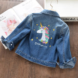 Bear Leader Girls Denim Coats New Brand Spring Kids Jackets Clothes Cartoon Coat Embroidery Children Clothing for 3 8Y