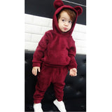 LZH Children Girls Clothing Sets 2020 Autumn Winter Toddler Baby Girls Clothes 2Pcs Outfit Kids Tracksuit Suit For Boys Clothes