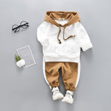 LZH Toddler Boys Clothes Autumn Winter Kids Girls Clothes Hooded+Pant 2pcs Outfit Suit Children Clothing For Boys Clothing Sets