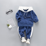 LZH Toddler Boys Clothes Autumn Winter Kids Girls Clothes Hooded+Pant 2pcs Outfit Suit Children Clothing For Boys Clothing Sets