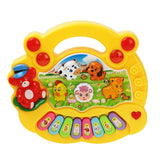 2 Types Farm Animal Sound Kids Piano Music Toy Musical Animals Sounding Keyboard Piano Baby Playing Type Musical Instruments