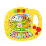 2 Types Farm Animal Sound Kids Piano Music Toy Musical Animals Sounding Keyboard Piano Baby Playing Type Musical Instruments