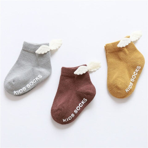 3 pairs baby girl boy socks lace ruffle Bow newborn bebe cheap stuff floor anti slip sox kids infantil clothes accessories