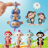 Action Figure Happy Monkey Finger Baby Monkey Electronic Pets Kids Fingertip Monkey Smart Pet Interactive Toy For Children Gift