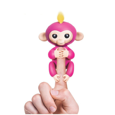 Action Figure Happy Monkey Finger Baby Monkey Electronic Pets Kids Fingertip Monkey Smart Pet Interactive Toy For Children Gift