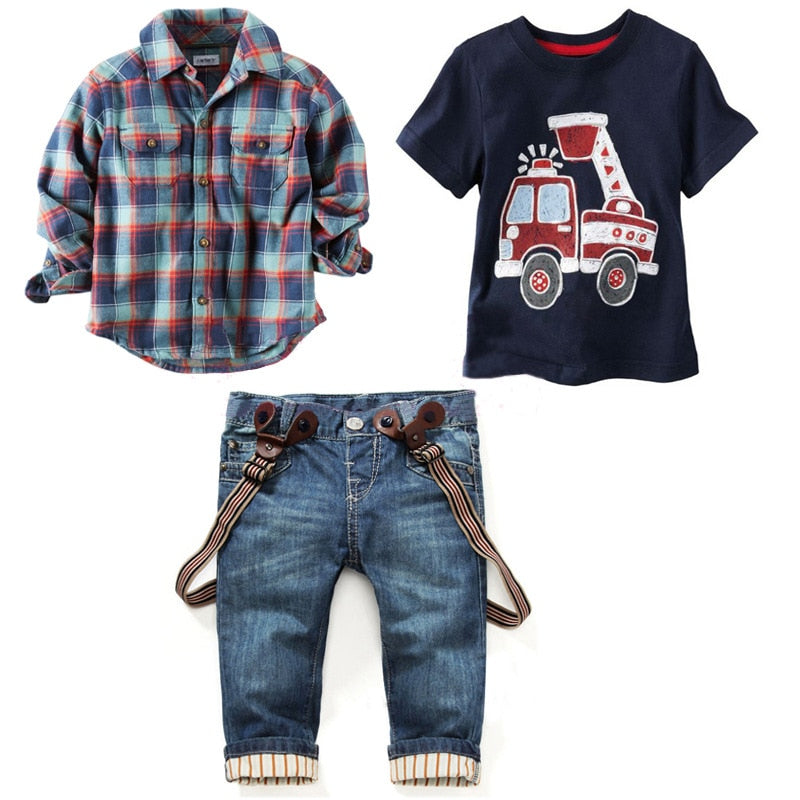 New Baby Boys Gentleman set Clothing Set,High quality Kids Suit jacket+T-Shirt+Pants 3Pcs Sport Clothes Suit,Boys Spring Clothes