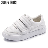 Comfy kids Genuine Leather Sneakers shoes for children's shoes flat with girls boys sneakers size 21-36 High quality sneakers