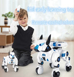 Intelligent RC Robot Dog 2.4G Wireless Remote Control Smart Dog Electronic Pets Kids Toy child learning toy flash move speak toy